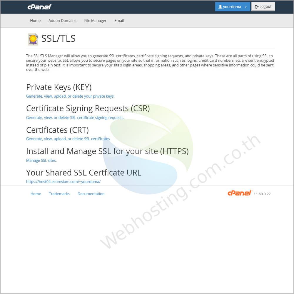 Cpanel web hosting แนะนำหน้าจอ cpanel screen - ระบบจัดการเว็บโฮสติ้งด้วย Cpanel Cpanel- redirects เป็นการเปลี่ยนเส้นทางของหน้าเว็บไซต์ (redirects) ไปยังหน้าเว็บไซต์อื่น