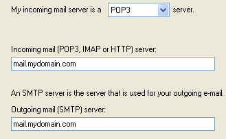 การตั้งค่ารับส่งอีเมล์ ด้วย email pop3 and outlook แนะนำโดย thailandwebhost web hosting